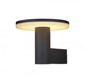 Image of Wall Lamp, 10W LED, 3000K, 700lm, IP54, Anthracite
