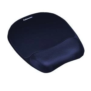 Image of Fellowes Foam Mouse PadWrist Rest Sapphire