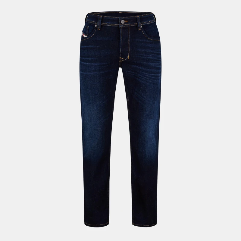Image of Diesel Mens Larkee Straight Leg Jeans 01 Dark Blue male 34W S