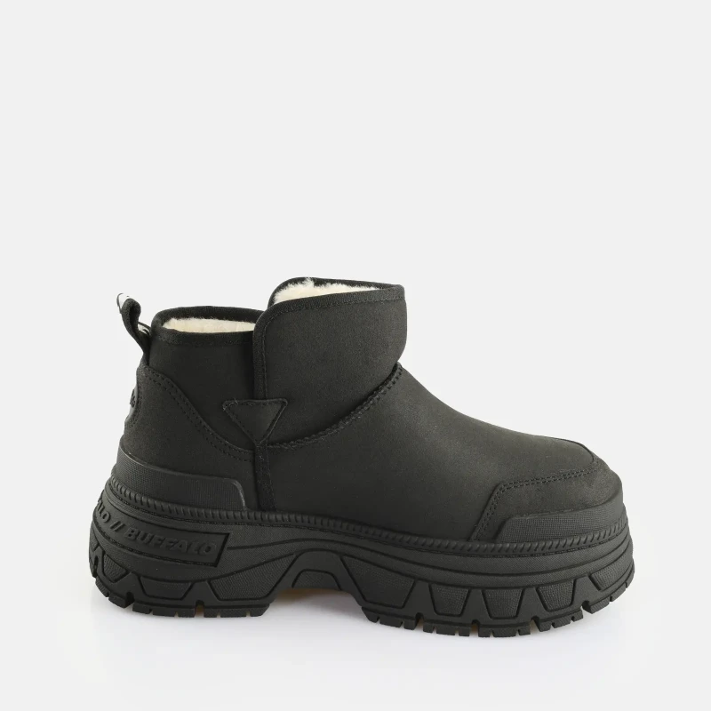 Image of Buffalo Womens boots Buffalo Fusion Slip On Lo Warm Noir Female 38