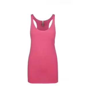 Image of Next Level Womens/Ladies Tri-Blend Racer Back Tank Top (XL) (Vintage Pink)