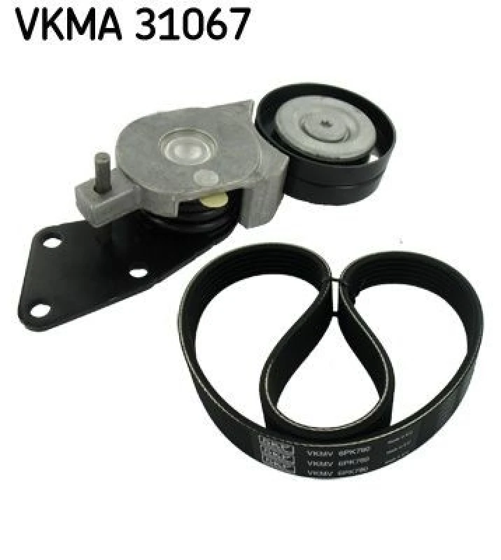 Image of SKF V-Ribbed Belt Set SKF VKMA 31067