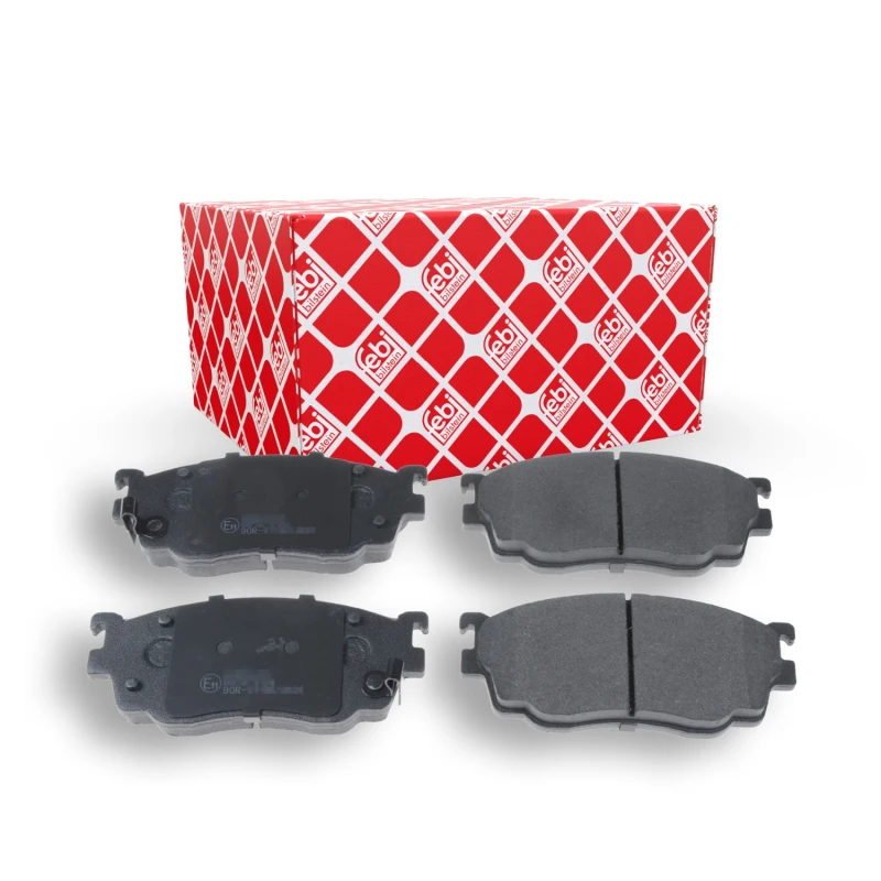 Image of FEBI BILSTEIN 116405 Brake pad set Front Axle, with acoustic wear warning Brake Pad Set,disc brake (402)