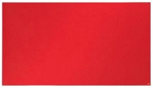 image of Nobo Impression Pro Widescreen Red Felt Board 1880x1060mm