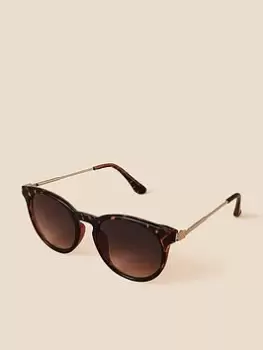 image of Accessorize Classic Preppy Metal Arm Sunglass