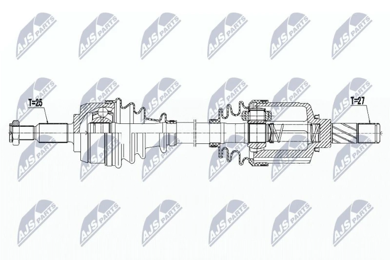 Image of NTY Drive shaft NTY NPW-RE-066