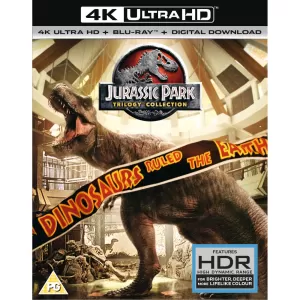 image of Jurassic Park Trilogy 25th Anniversary Edition Box Set - 2018 4K Ultra HD Bluray Movie