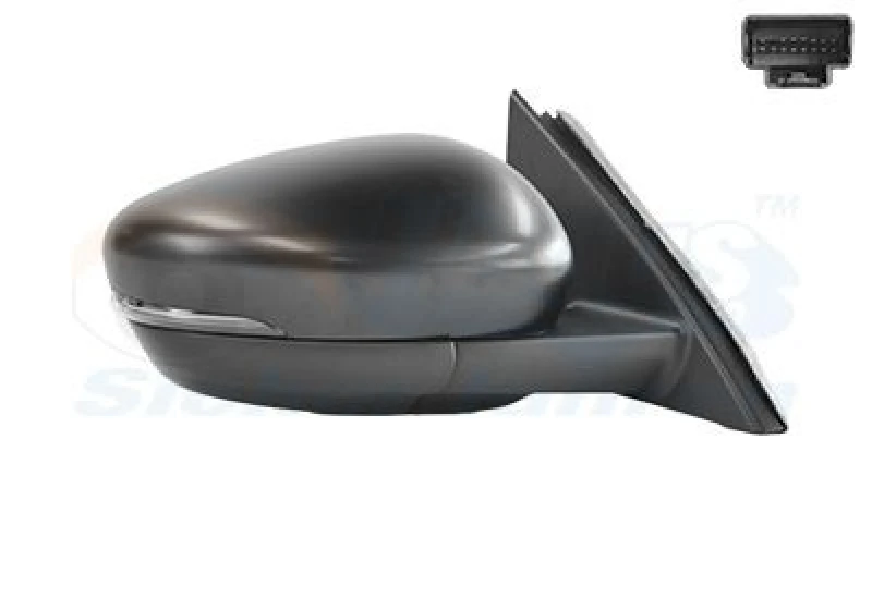Image of VAN WEZEL Wing mirror VAN WEZEL 1908808