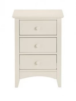 image of Julian Bowen Cameo 3 Drawer Bedside Chest