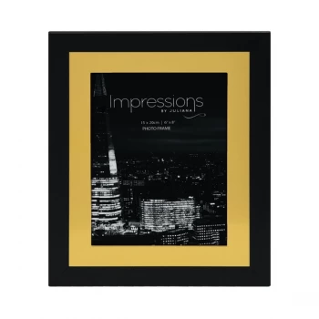 Image of 6" x 8" - Impressions Aluminium Photo Frame - Black