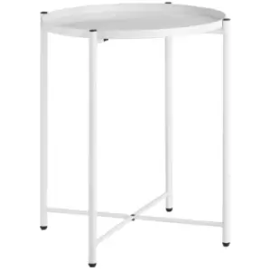 TecTake Chester Bedside Table - White