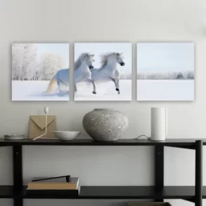 Image of P200395 Multicolor Decorative Canvas Painting (3 Pieces)