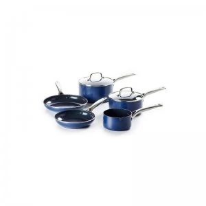 image of Blue Diamond Non Stick 5 Piece Pan Set