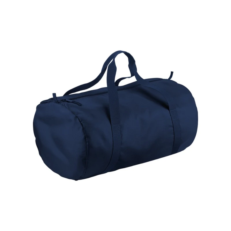 Image of Bagbase Mens Packaway Barrel Bag in Navy Navy Male