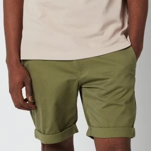 Image of Tommy Jeans Mens Stanton Chino Shorts - Uniform Olive - W30