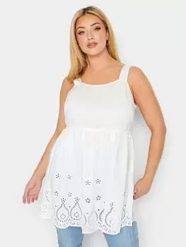 Image of Yours Shiffley Vest - White, Size 16, Women