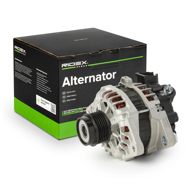 Image of RIDEX REMAN 4G1153R Generator Alternator Charging Current: 90A, Voltage: 12V Alternator (4)