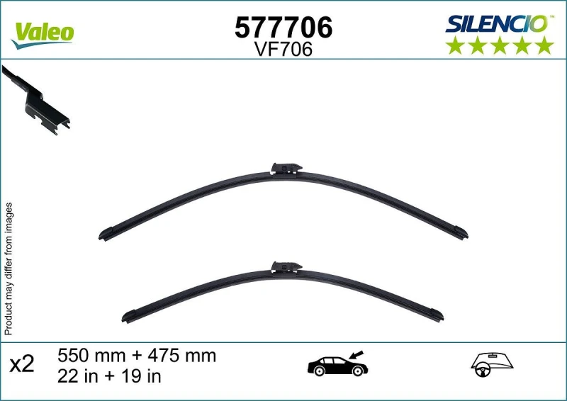 Image of Wiper blade VALEO 577706