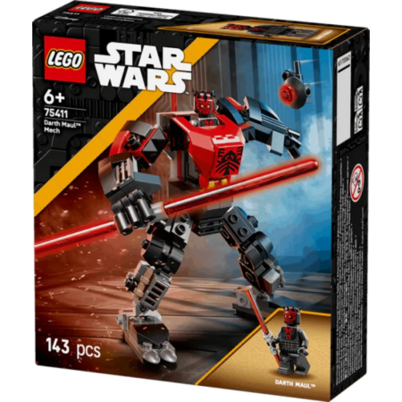 Image of LEGO Star Wars: The Clone Wars Darth Maul Mech Building Toy for Boys Girls Fans and Fantasy Lovers Aged 6 Years Old Plus Gift Idea for Kids Includ