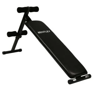 image of Charles Bentley Fitness Home Gym Adjustable Abdominal Exercise Crunch Sit Up Bench-black