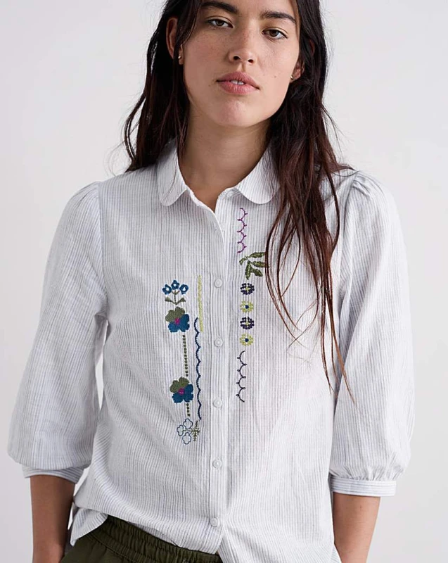 Image of Seasalt Seasalt Cornwall Hope Cottage Blouse Multi - Seasalt - Size: 18 Multi Female 18 ZD35006