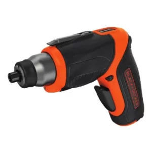 image of Black and Decker CS3653LC 3.6v Cordless Pivot Screwdriver 1 x 1.5ah Integrated Li-ion Charger No Case