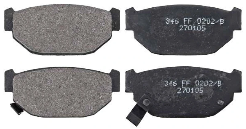Image of A.B.S. 36614 Brake pad set with acoustic wear warning Brake Pad Set,disc brake (402)
