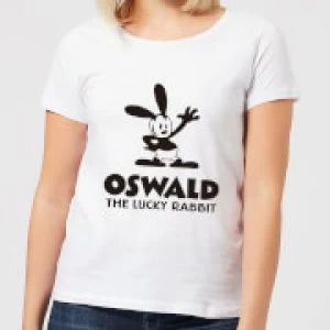 Disney Oswald The Lucky Rabbit Womens T-Shirt - White - L