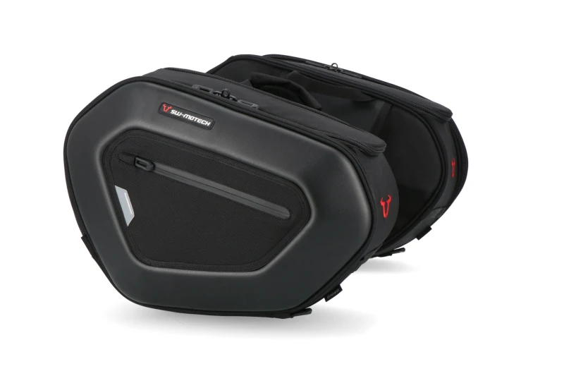 Image of SW-Motech PRO BLAZE saddlebag set - Black. Honda CB600F (07-13)/ CBR600F (11-13).