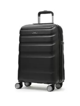 image of Rock Luggage Bali UYG8P 8 Wheel Hardshell Cabin Black Suitcase