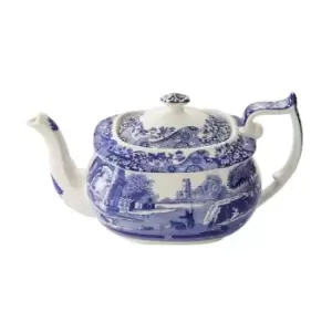 image of Spode Blue Italian Teapot 1.1L Single