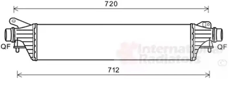 Image of VAN WEZEL 37004661 Intercooler Intercooler,charger (468)