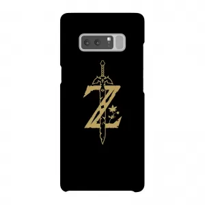 image of Nintendo The Legend Of Zelda Master Sword Phone Case - Samsung Note 8 - Snap Case - Gloss