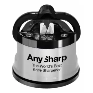 image of KitchenCraft AnySharp Silver Knife Sharpener