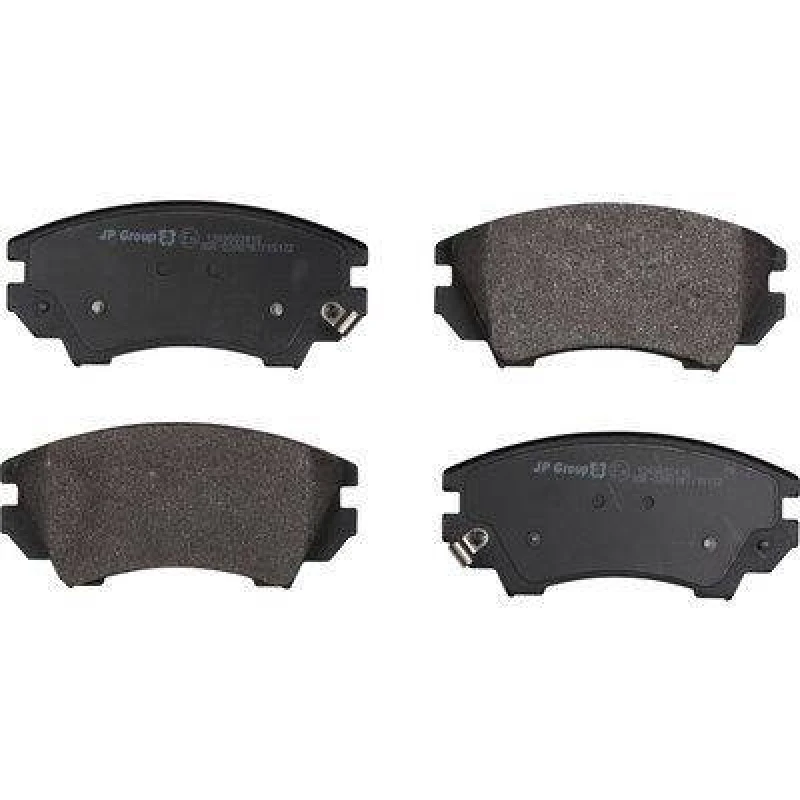 Image of JP GROUP 1263602410 Brake pad set JP Front Axle, with acoustic wear warning Brake Pad Set,disc brake (402)