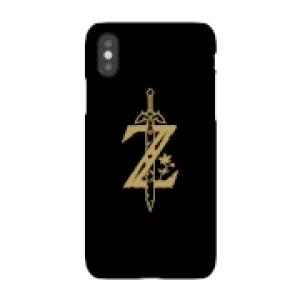 image of Nintendo The Legend Of Zelda Master Sword Phone Case - iPhone X - Snap Case - Gloss