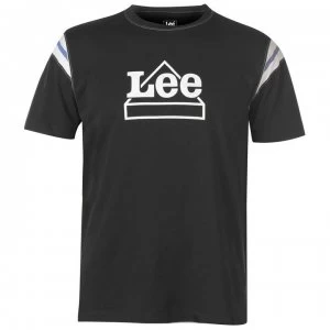 Image of Lee Jeans Lee Worker Logo T Shirt Mens - Black