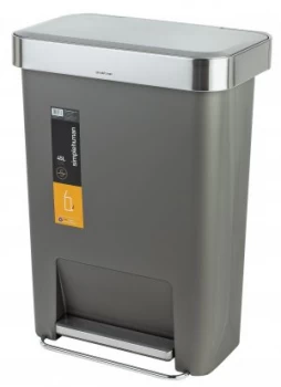 Image of Simplehuman 45 Litre Plastic Liner Pocket Pedal Bin