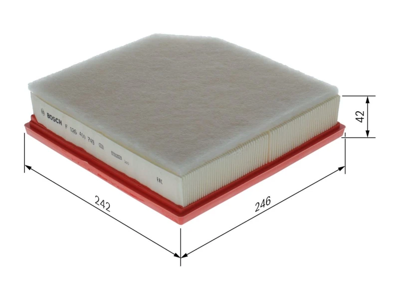 Image of Air filter Bosch F 026 400 749