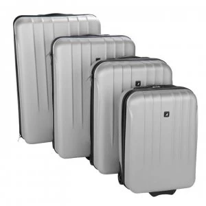 Image of Kangol Hard 2Pcs Set Silver Suitcase