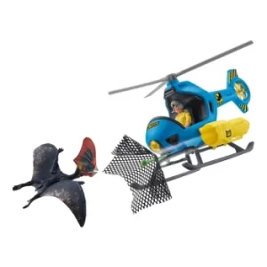 image of SCHLEICH Dinosaurs Dinosaur Air Attack Toy Figure Set, Unisex, 4 to 12 Years, Multi-colour (41468)