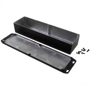 Image of Hammond 1590WBXFLBK Watertight Diecast Enclosure Flanged Lid 254x7...