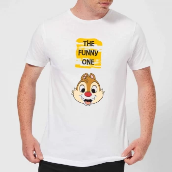 Image of Disney Chip 'N' Dale The Funny One Mens T-Shirt - White - XS