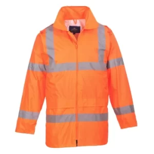 Image of Portwest Hi Vis Rain Jacket Orange 2XL