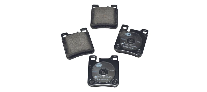 Image of HELLA Brake pad set HELLA 8DB 355 007-581