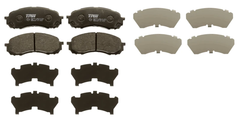 Image of TRW GDB3469 Brake pad set with acoustic wear warning Brake Pad Set,disc brake (402)