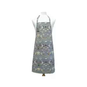 image of William Morris - Strawberry Thief Blue Acrylic Apron