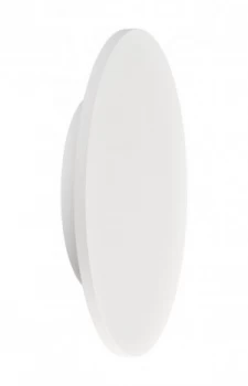 Image of Wall Light 27cm Round 16W LED 3000K, 1260lm, Matte White