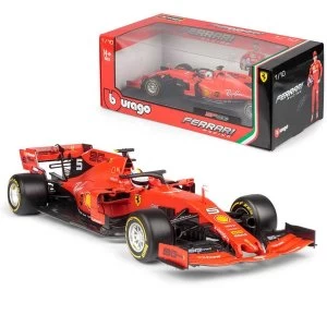 image of 1:18 F1 2019 SF90 Ferrari Vettel Diecast Model