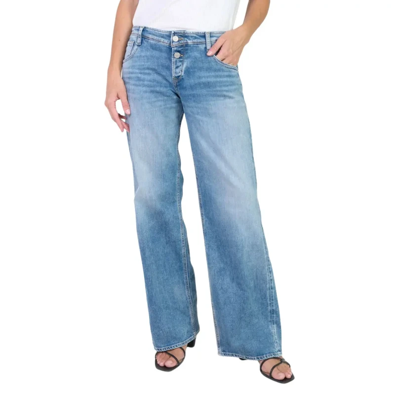 Image of Le Temps des cerises Womens jeans Le Temps des cerises Lauryn Bleu Female 26